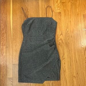 Sparkly Black Mini Dress